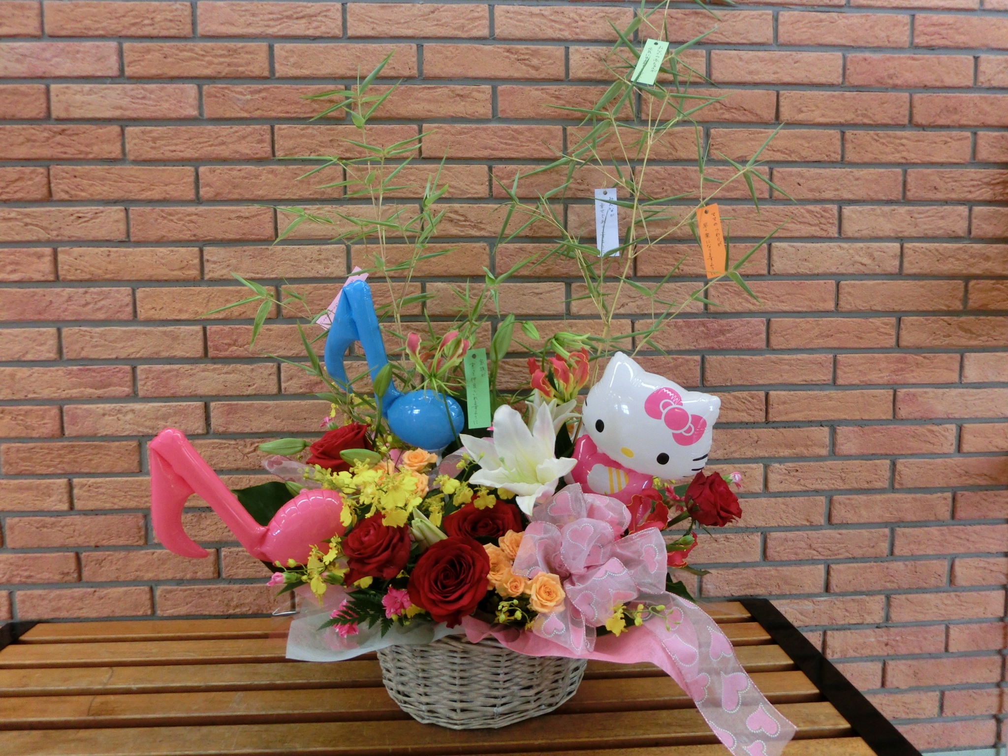 七夕アレンジ・バルーン付